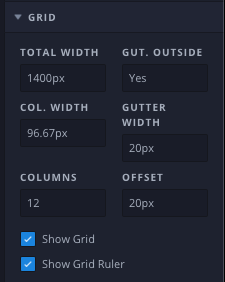 Invision Grid UI