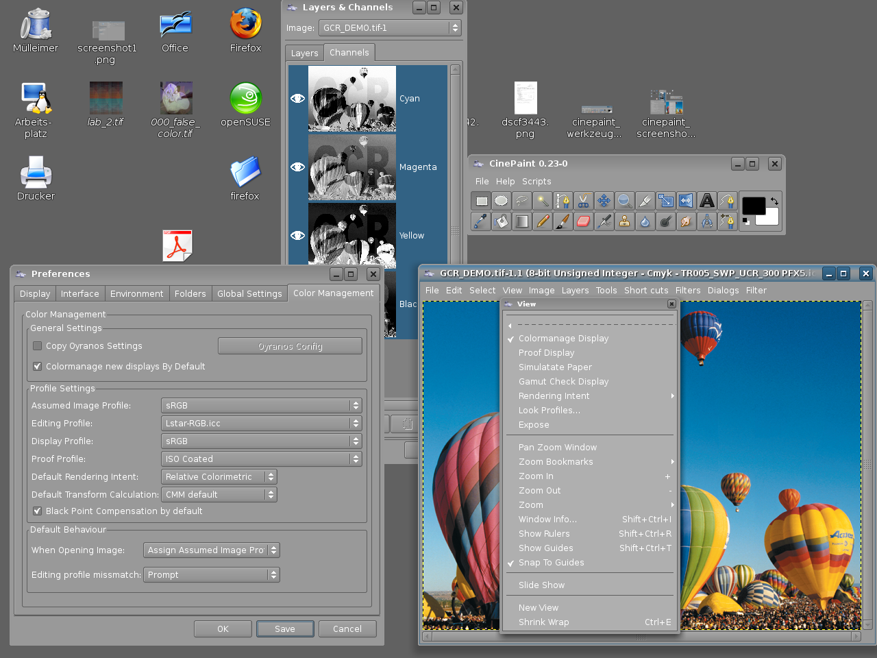 Cinepaint screenshot 0.23 en